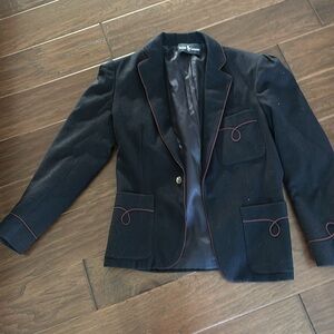 Lauren Navy Wool Blazer